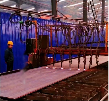 甘肃玉门钢结构车间数控等离子切割机